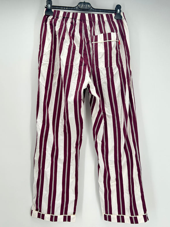 Pantalon en coton à rayures