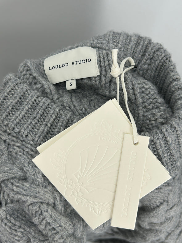 Pull en laine gris "EUSTACE"