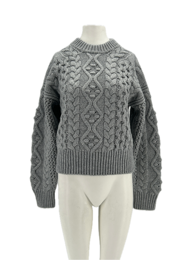 Pull en laine gris "EUSTACE"