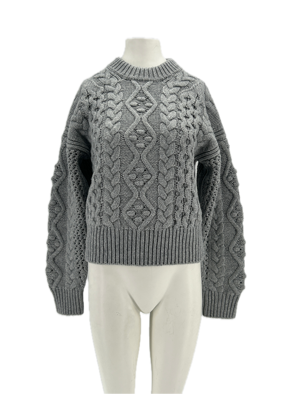 Pull en laine gris "EUSTACE"