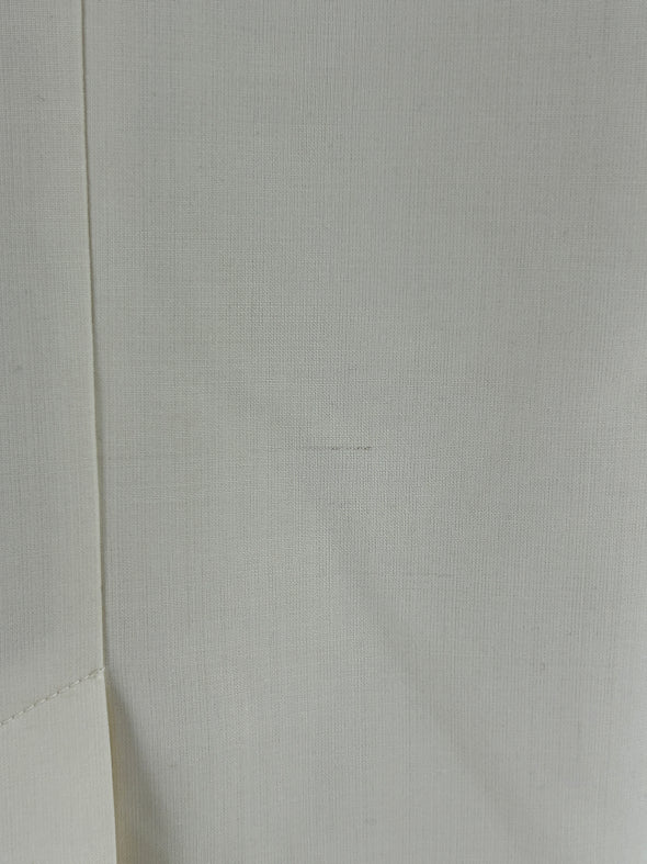 Blazer écru en laine mélangée