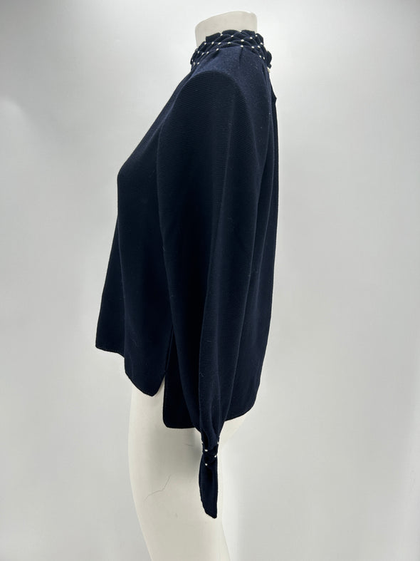 Pull en laine marine