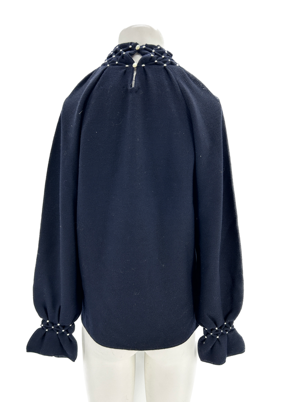 Pull en laine marine