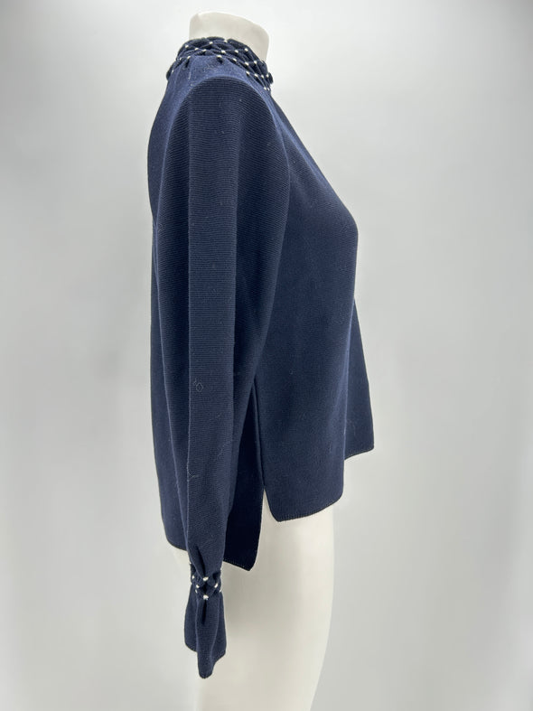 Pull en laine marine