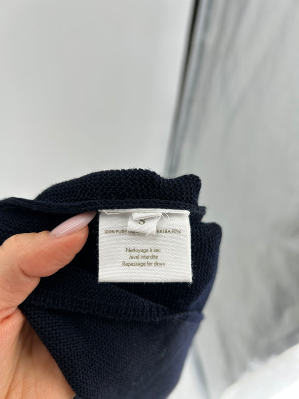 Pull en laine marine