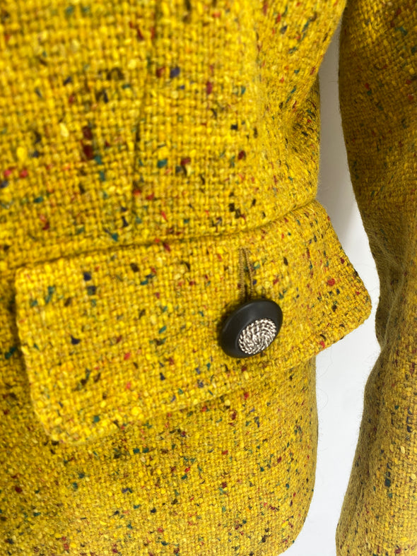 Veste jaune en laine
