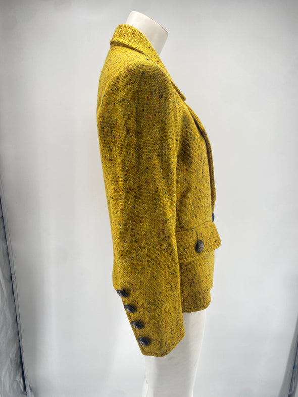 Veste jaune en laine