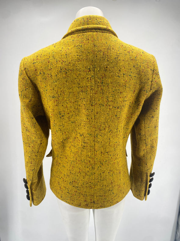Veste jaune en laine