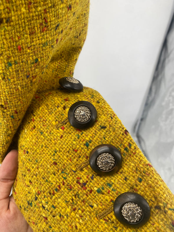 Veste jaune en laine