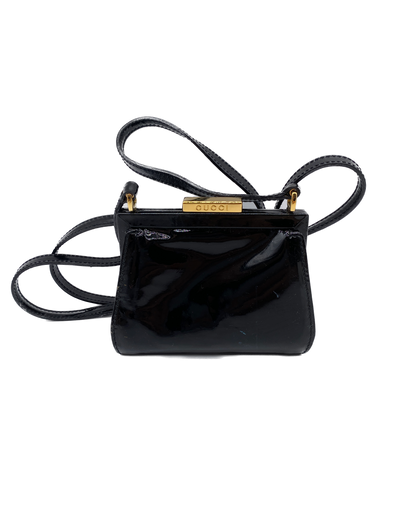 Mini sac en cuir vernis