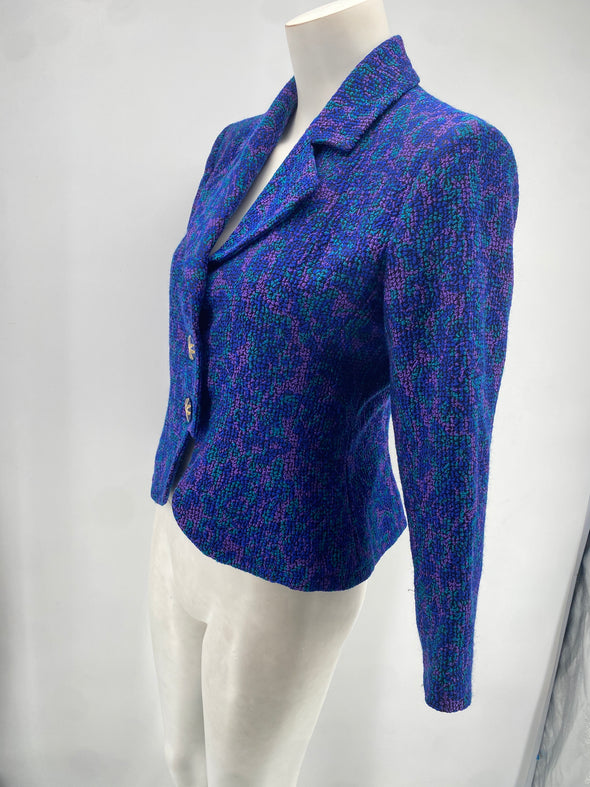 Veste bleue en laine