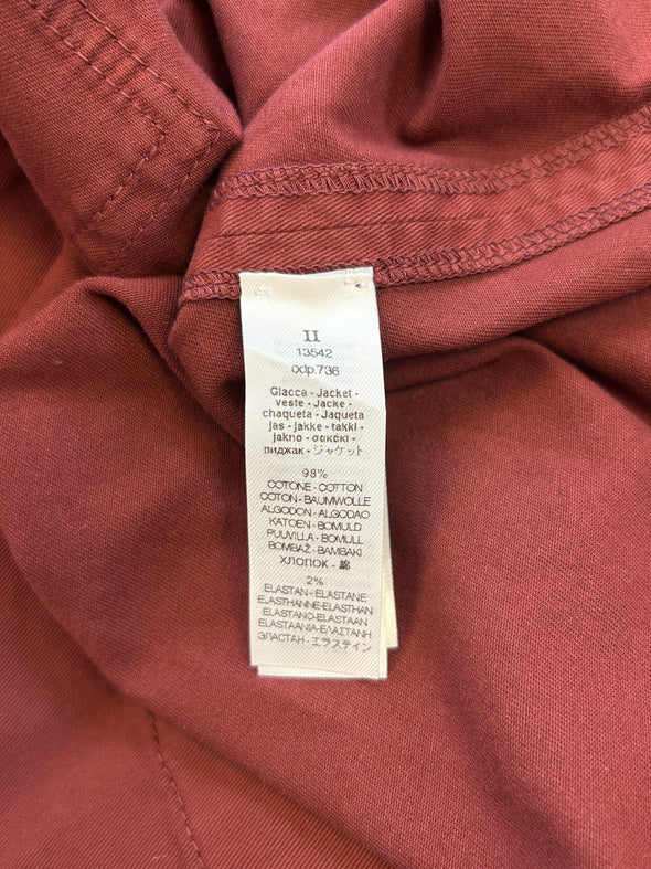 Veste en denim rouge