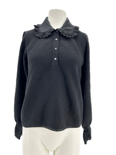 Pull en laine noir