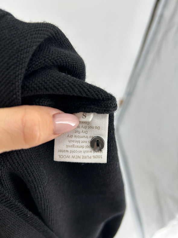 Pull en laine noir