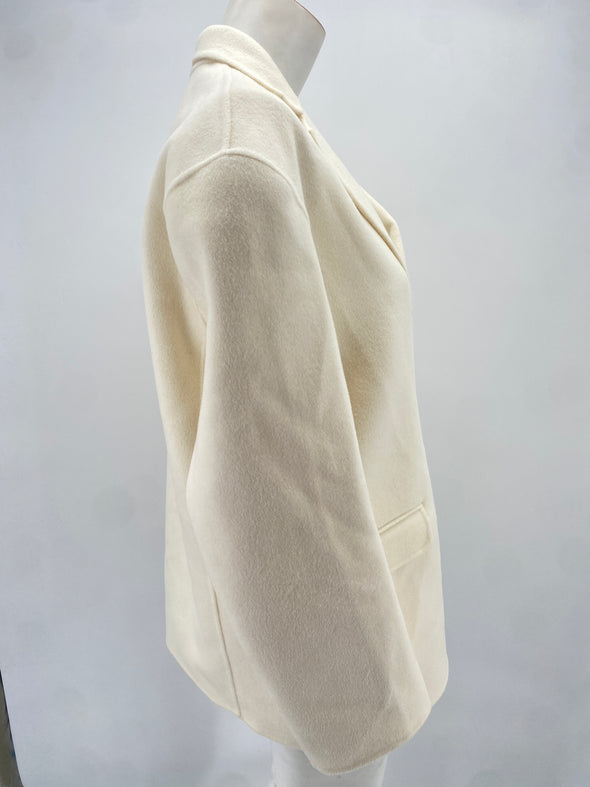 Veste en laine blanche
