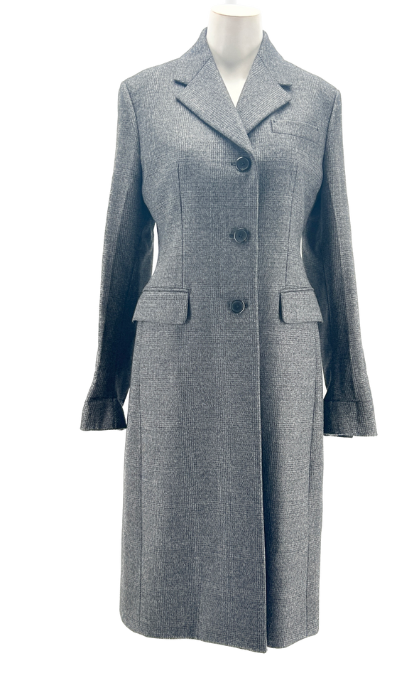 Manteau long en laine