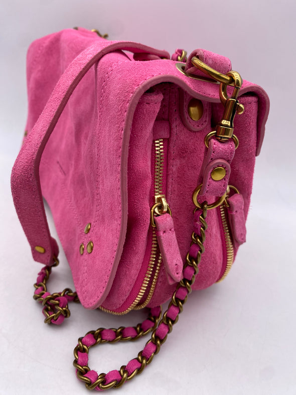 Sac à bandoulière "Bobi" en daim