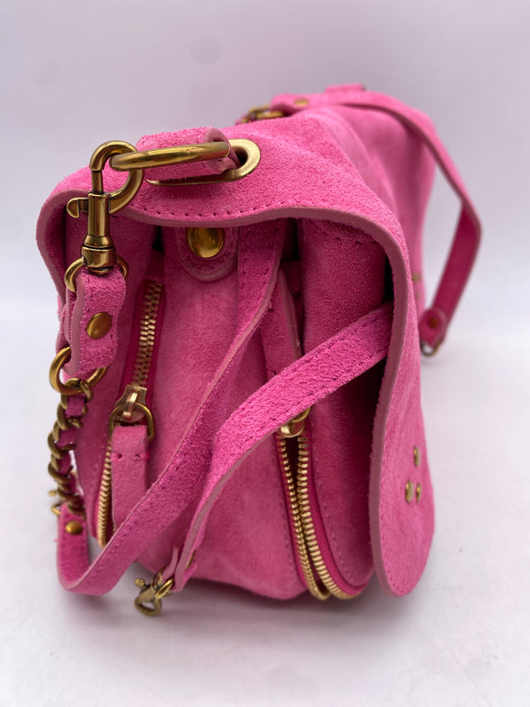 Sac à bandoulière "Bobi" en daim