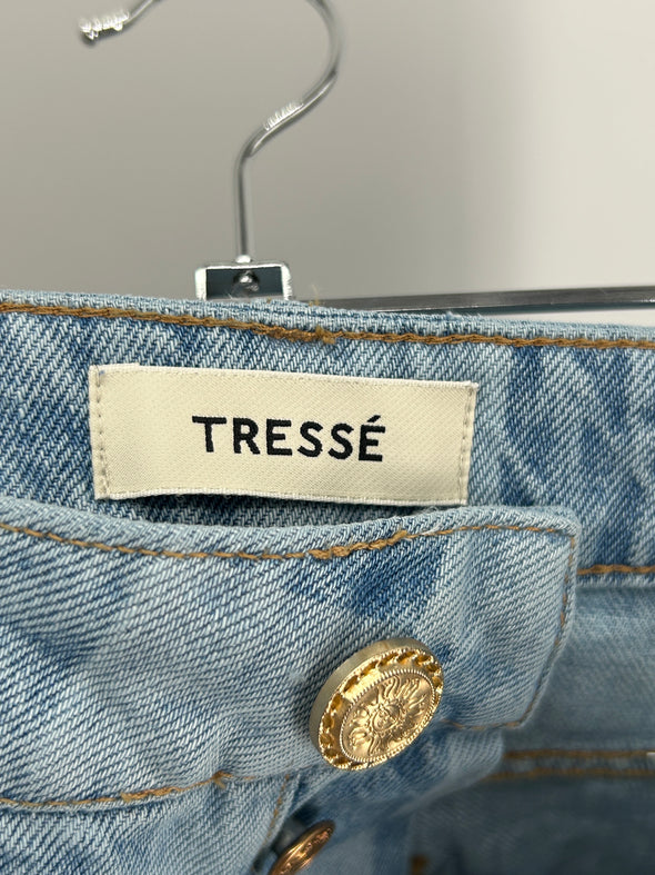 Jean bleu damier