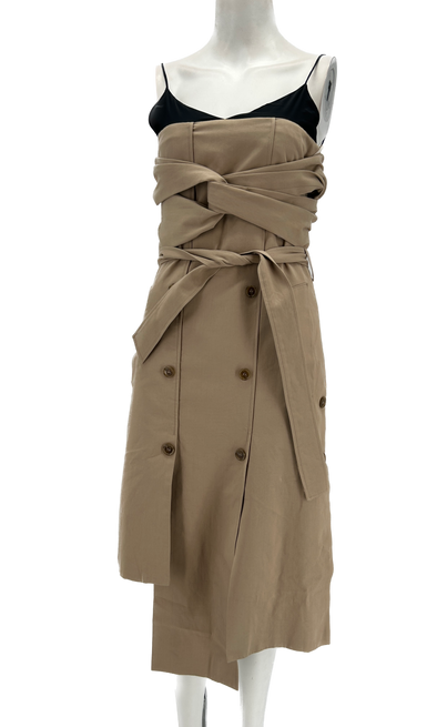 Robe trench beige