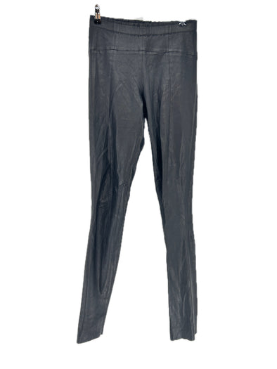 Pantalon slim en cuir