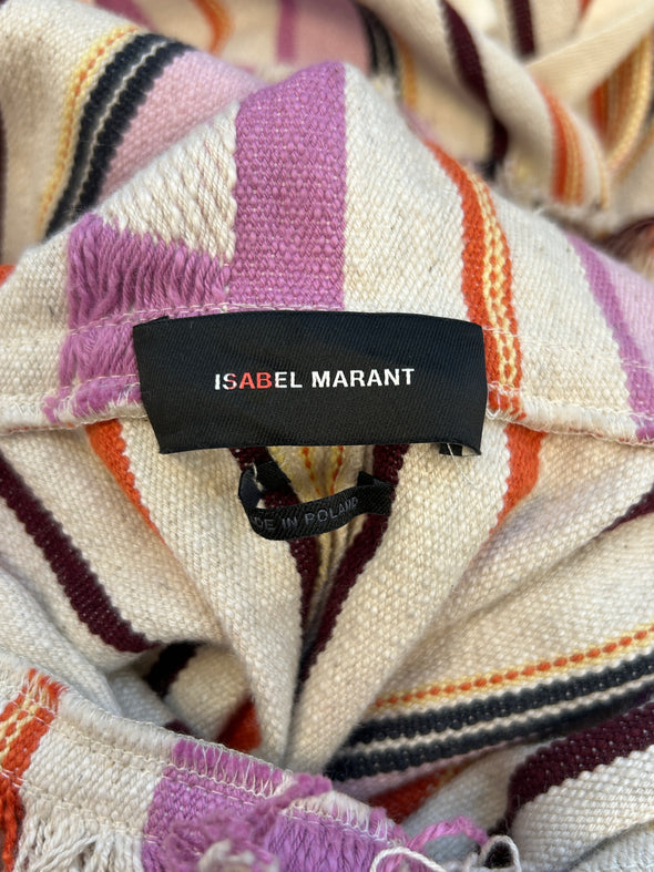 Poncho rayé "Pilen"