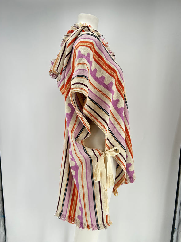 Poncho rayé "Pilen"