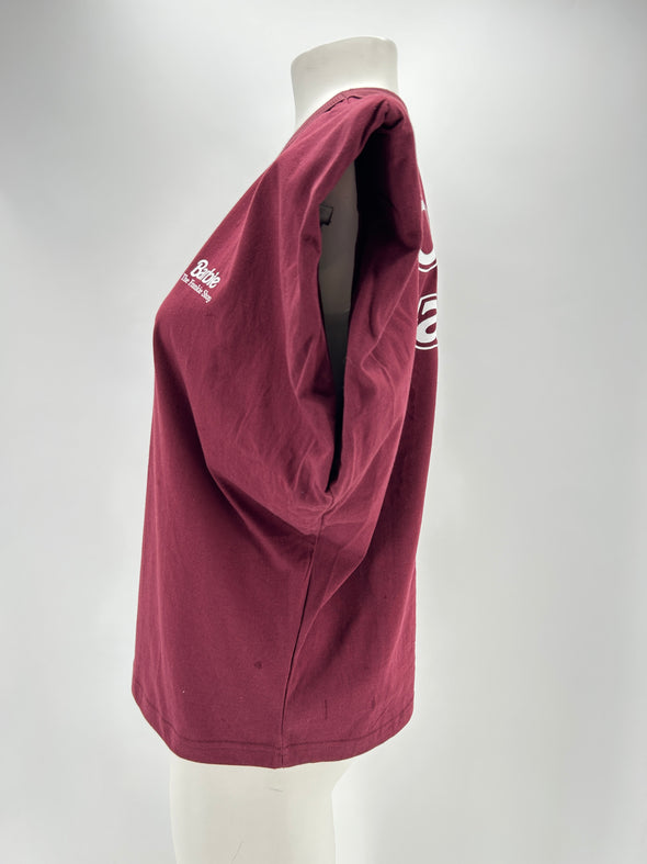 Tee-shirt bordeaux Barbie