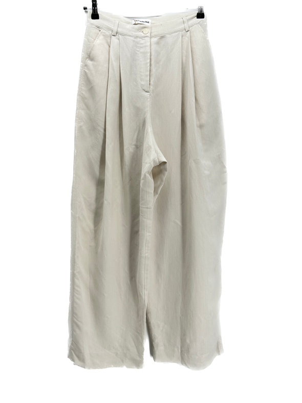 Pantalon large blanc