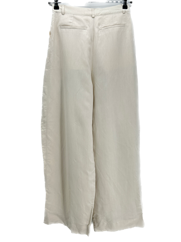 Pantalon large blanc