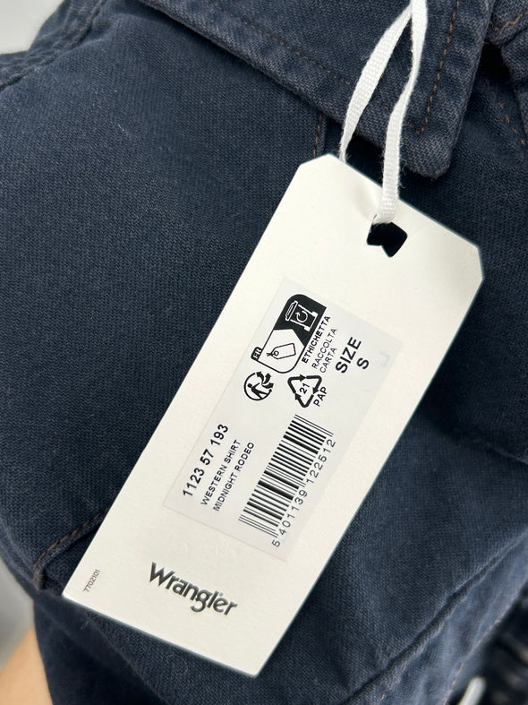 Chemise en denim marine