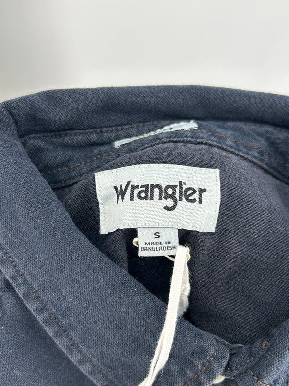 Chemise en denim marine