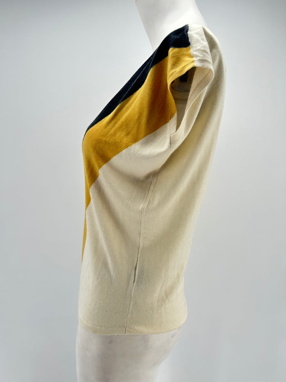 Pull en cachemire sans manches