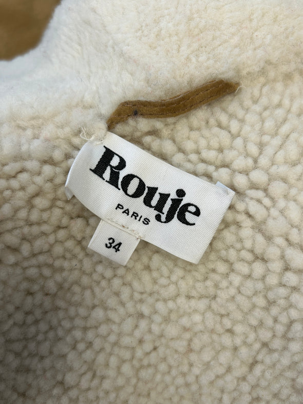 Manteau en shearling