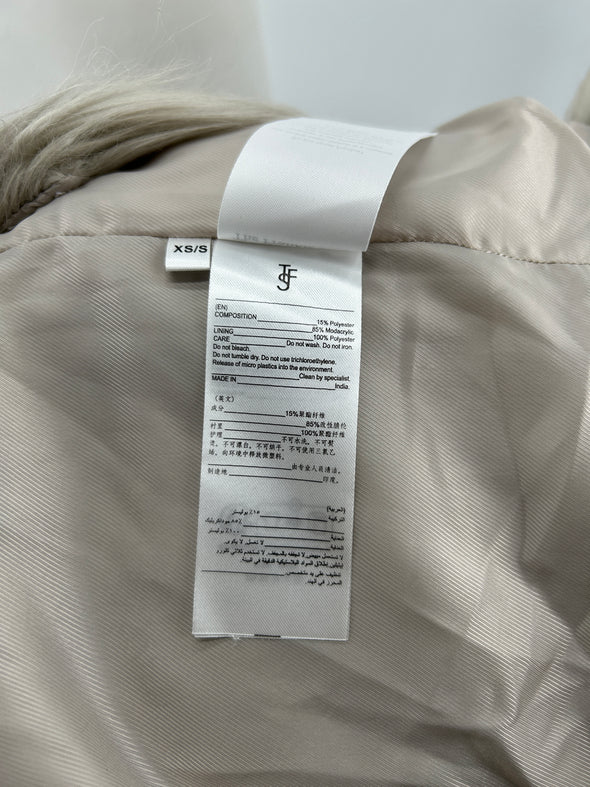 Manteau en fourrure synthétique