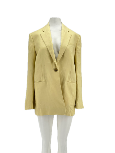 Blazer en lin  jaune