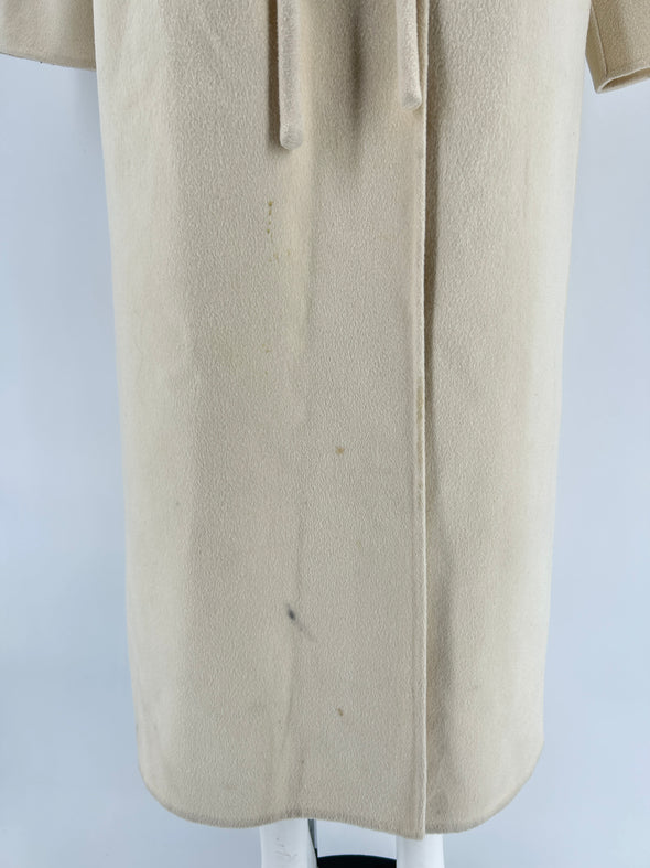 Manteau blanc cassé