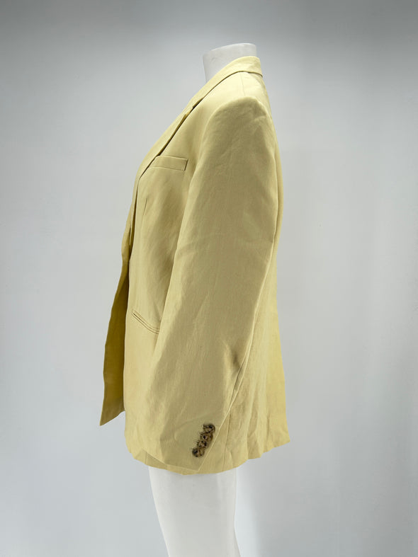 Blazer en lin  jaune