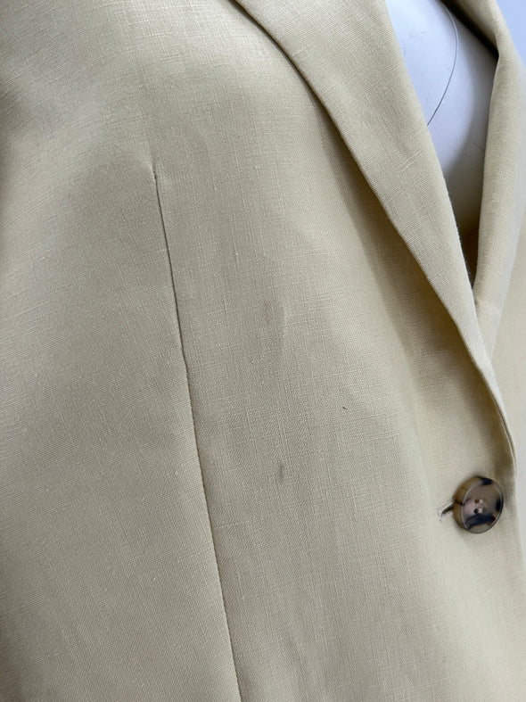 Blazer en lin  jaune