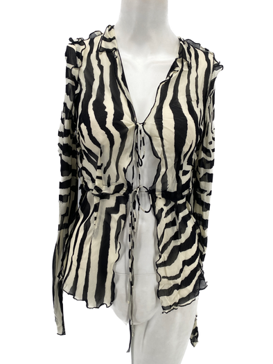 Blouse zébrée