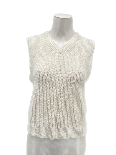 Top sans manche en crochet