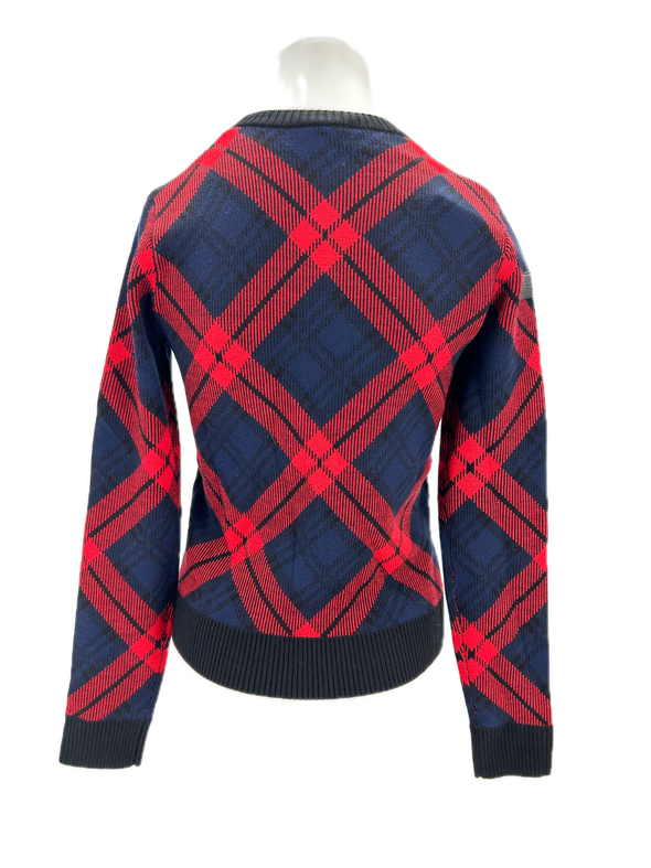 Pull en laine bicolore