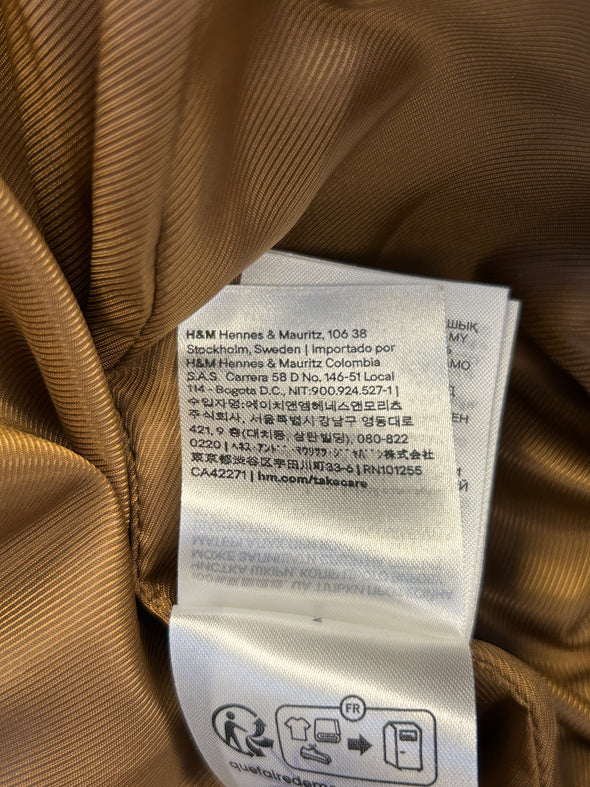 Veste en cuir suédé