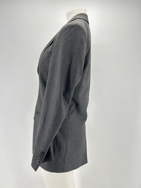 Blazer en laine gris