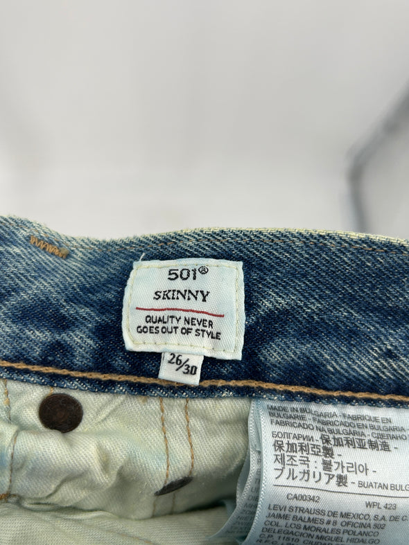 Jean skinny bleu