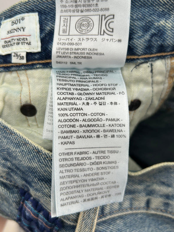 Jean skinny bleu