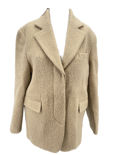 Veste beige en laine