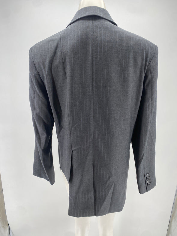 Veste grise asymétrique