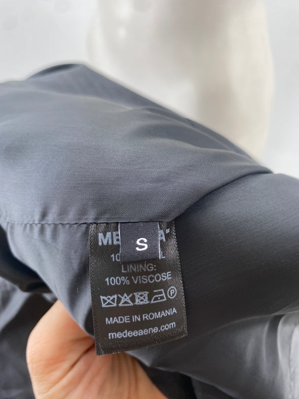 Veste grise asymétrique