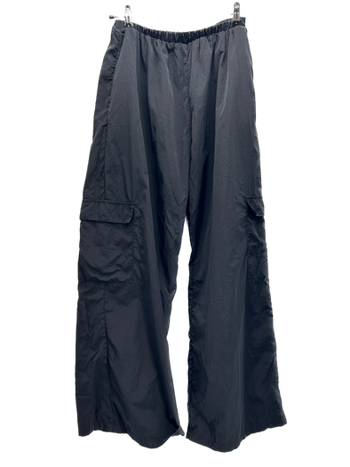 Pantalon parachute noir